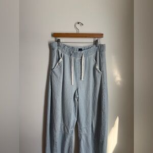 GAP stripe horseshoe jeans